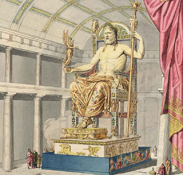 Fig. 4 - The Abomination of Desolation Spoken of By Daniel: The Olympian Zeus